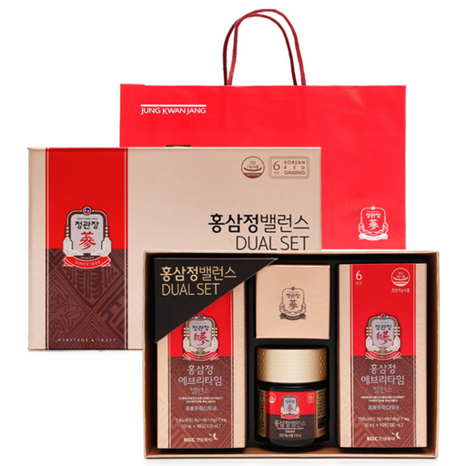 정관장 DUAL 홍삼정밸런스 선물세트 + 쇼핑백