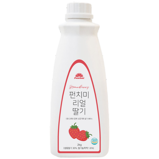 펀치미 리얼 딸기 베이스 대용량