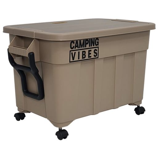 캠핑바이브스 멀티카고박스 75L 풀세트 구성 캠핑박스 토트박스, 75 샌드베이지, 1개, 1단