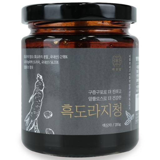 바오담 도라지청 저당 알룰로스 흑도라지청100% 도라지고