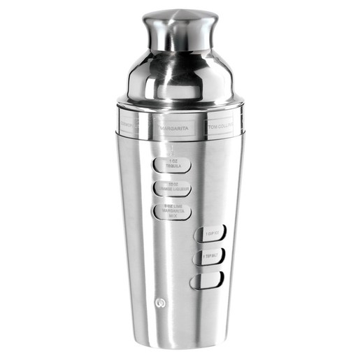 Oggi 스테인리스 스틸 칵테일 셰이커 8 레시피 700ml