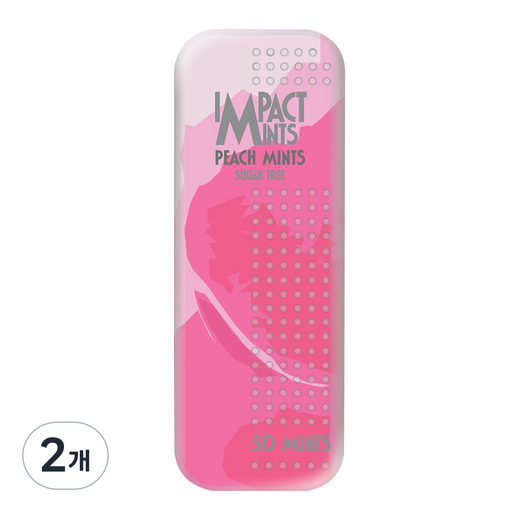 임팩트 민트 캔디 슬림 복숭아 독일 무설탕 사탕
