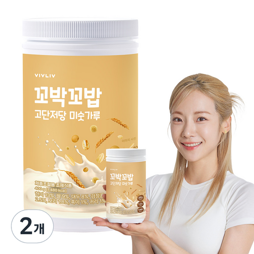 [신상] 꼬박꼬밥 고단저당 단백질 쉐이크 미숫가루 대용량