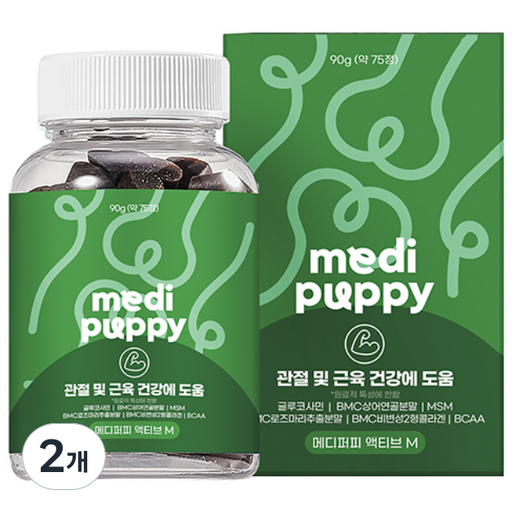 메디퍼피 리포좀 관절 근육 강화 영양제 강아지 글루코사민 노령견 노견 슬개골 다리떨림