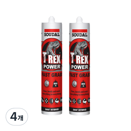수달 티렉스 초강력 접착 실리콘 SOUDAL T-REX 흑색