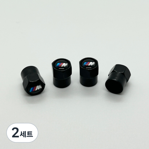BMW M로고 타이어 밸브캡 에어캡 마개 [4P 세트]