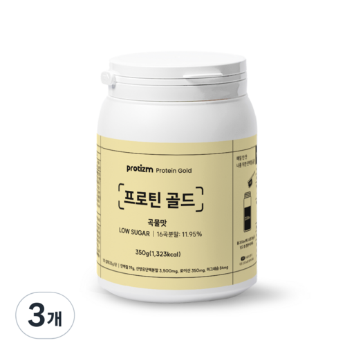 프로티즘 고소한 단백질 쉐이크 프로틴 골드 곡물맛 류신 산양유 분리유청 파우더 분말 10회분