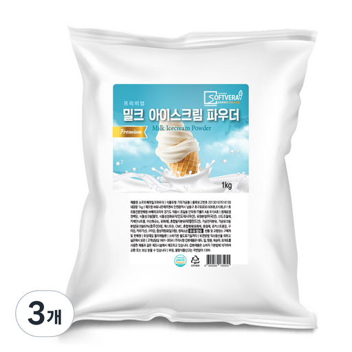 소프트베라 프리미엄 소프트아이스크림 밀크 파우더