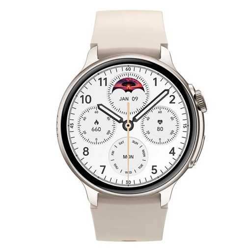 젤센 아몰레드 AI 인공지능 웨어러블 밴드 AOD 울트라 스마트 워치, 스타라이트, 3.632cm, GPS  블루투스