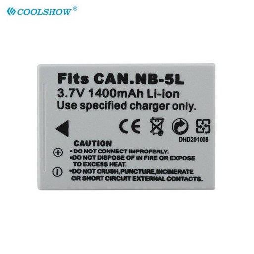 호환 NB5L 1400mAh 배터리 캐논 SX200is 샷 SD950 카메라 충전기