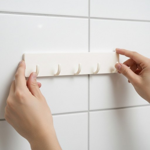 에버리즈 접착식 무타공후크 5구 조리도구 걸이