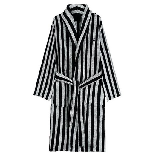 테토 오브제 수피마 40수 바스 로브 L XL, 스트라이프블랙, 1개