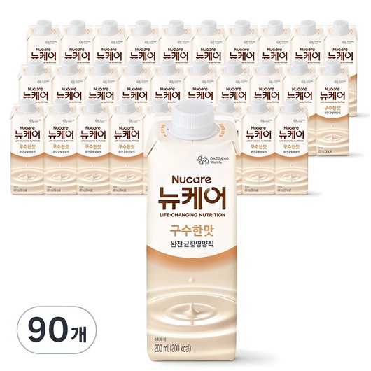 뉴케어 구수한 맛 완전 균형 영양식, 200ml, 90팩 헬스케어