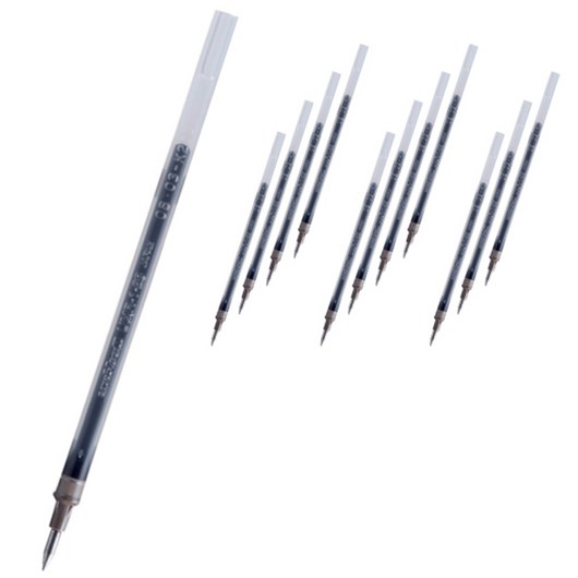 미쯔비시 시그노 유니볼 리필심 UMR-1 0.28mm, 블랙, 12개 시그노그린리필