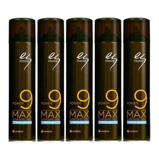 엘라스틴 맥스 수퍼하드 헤어스프레이, 280ml, 5개