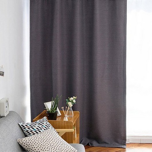 아포아룸 헨리 투톤 암막커튼 세트 아일렛형