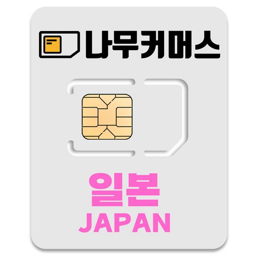 나무커머스 일본 유심칩, 20GB, 30일, 1개