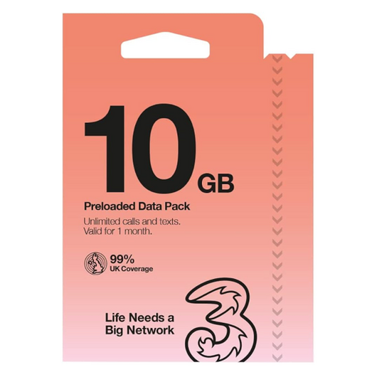 링심 덴마크 종량제 유심칩, 30일, 총 10GB, 1개