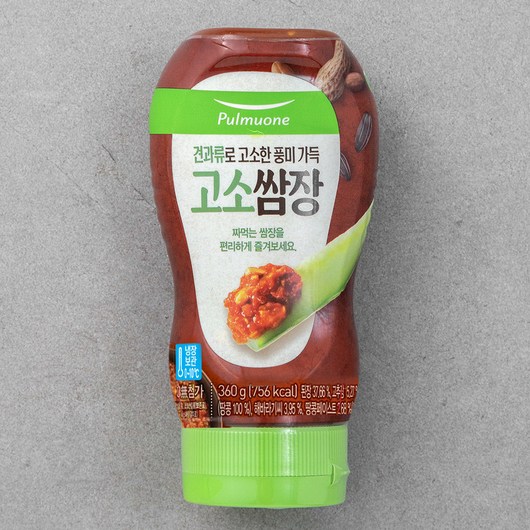 풀무원 고소한 튜브형 쌈장, 360g, 1개 달래장