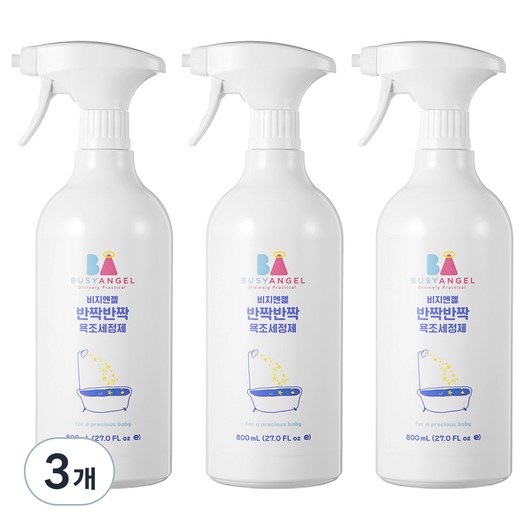 비지엔젤 반짝반짝 욕조 세정제, 800ml, 3개