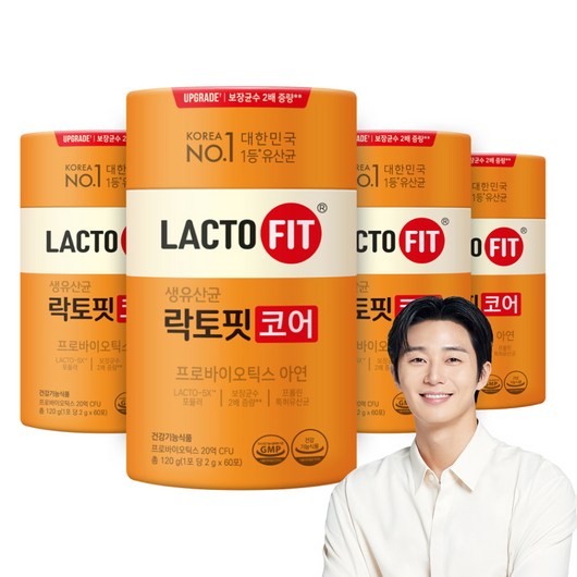 락토핏 코어 생유산균, 120g, 4개