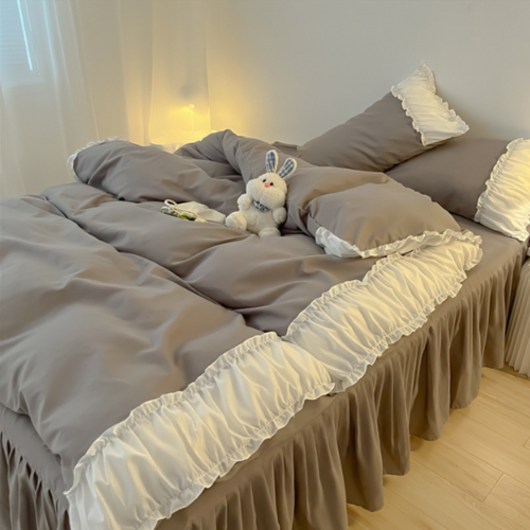 다마다마 프린세스 고밀도 이불커버 세트