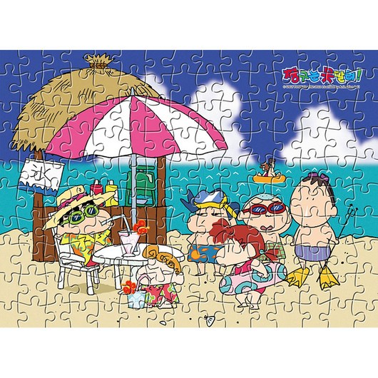 짱구 해변의 친구들 직소퍼즐 HS150-037, 150피스, 혼합색상, 1세트