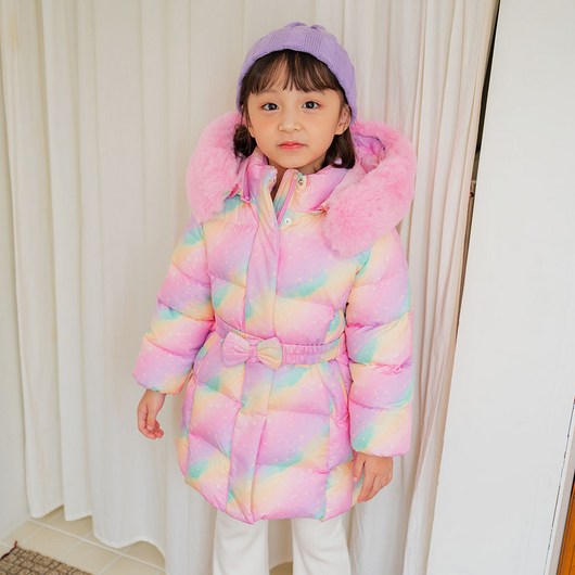 라라아망 여아용 오로라 패딩 점퍼