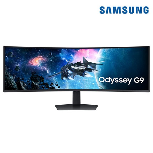 삼성전자 오디세이 G9 S49CG954E 49인치(123.8cm) 커브드 게이밍 모니터, 123.8cm, LS49CG954EKXKR