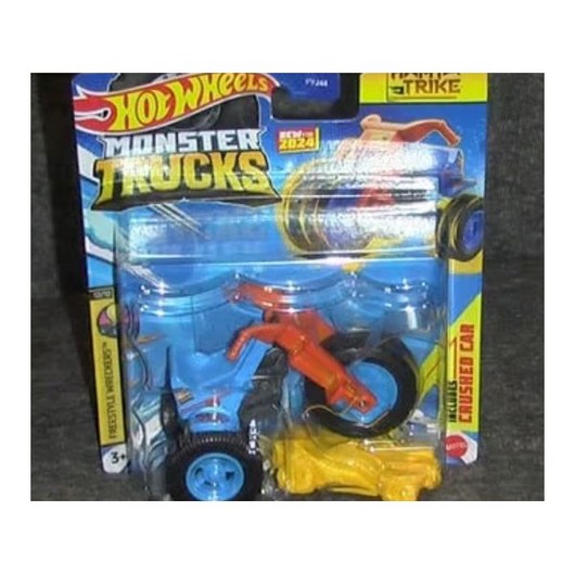 2024 핫휠 Monster Trucks Freestyle Wreckers #12 HWMT Trike 1/64 스케일, 2024 핫휠 Monster Trucks Freesty