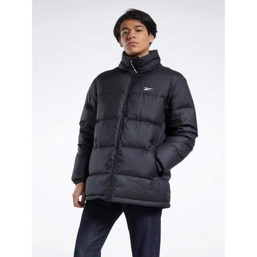 리복 Reebok 남여공용 CL D11 미드 다운자켓 - 블랙 HS3893 REJU2F619BK