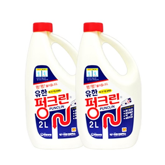유한양행 펑크린 2L - 배수구 세정제, 10개