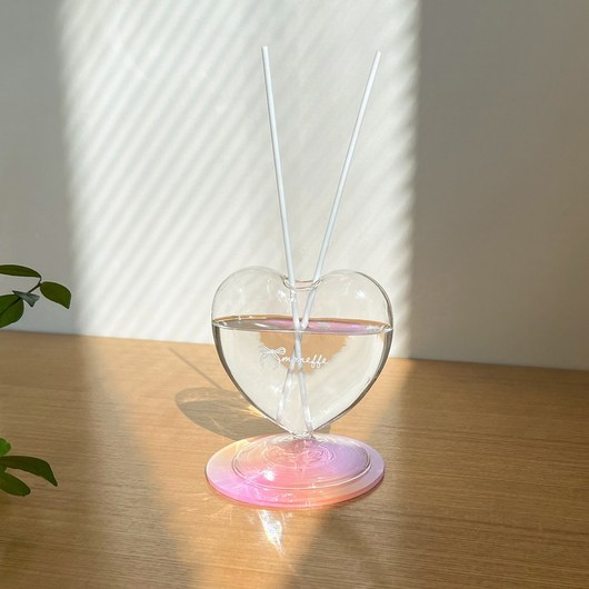 메종 하트 실내 디퓨저 / 11Scent, 1개, 200ml, Villette Blackberry(빌레트 블랙베리)