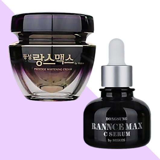 랑스맥스 랑스맥스 프레스티지 화이트닝 크림 퍼플 50g+기미 C세럼 25ml/주름기능성, 1세트, 50g