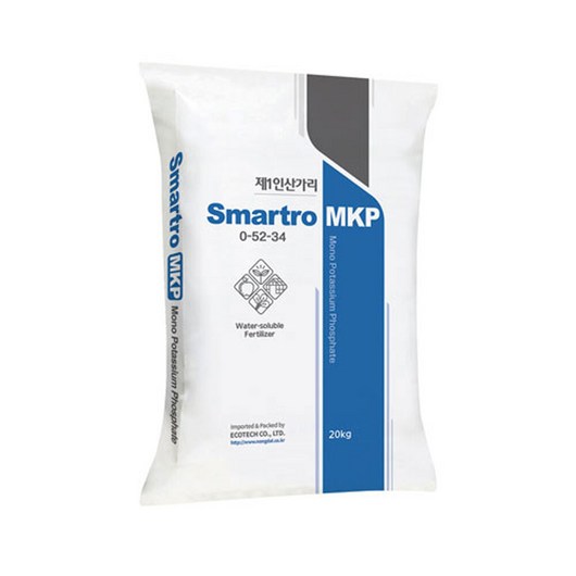 인산가리 에코테크 Smartro 제1인산가리 수용성 비료, 1개, 20kg