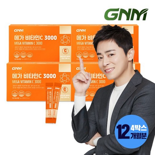 자연의품격 [1박스당 3개월분] GNM 비타민C 3000, 90회분, 4개