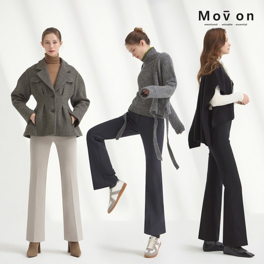 ★빅히트★ 모브온 소프트 기모 짱짱 팬츠 3종 (24FW)