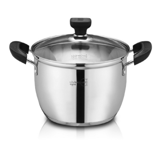 젖병열탕 소독냄비 24cm 출산준비물 리스트 리빙아트 스텐 인덕션 잼팟 신생아 국민 편스토랑, 18cm