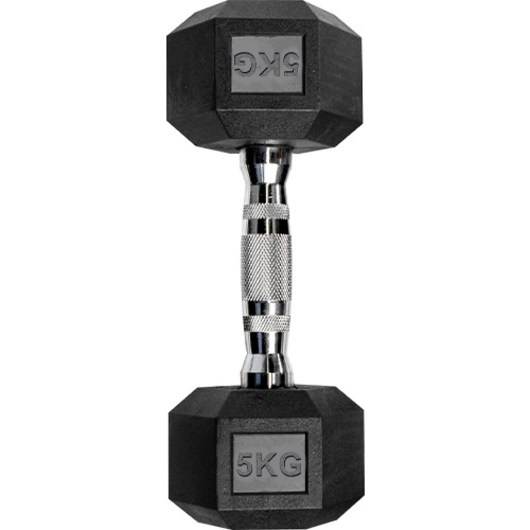 블랙육각 아령 5-25KG, 1개, 5kg