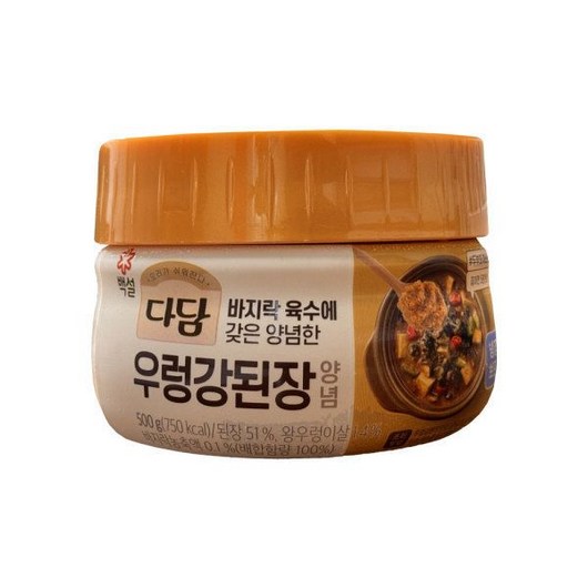 CJ 다담 우렁강된장양념 500g x 6개