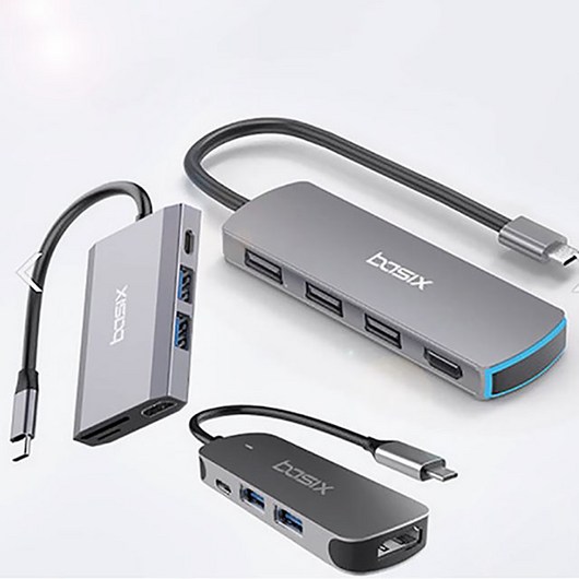 BASIX C타입 USB3.1 멀티허브 컨버터 모음 hdmi 맥북 프로 에어 아이패드, B1H1 C TO HDMI 컨버터, 1개