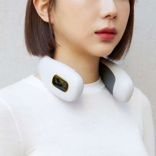 부로무역 휴대용 목난로 발열 방한 넥워머 목걸이형 넥히터, 1개