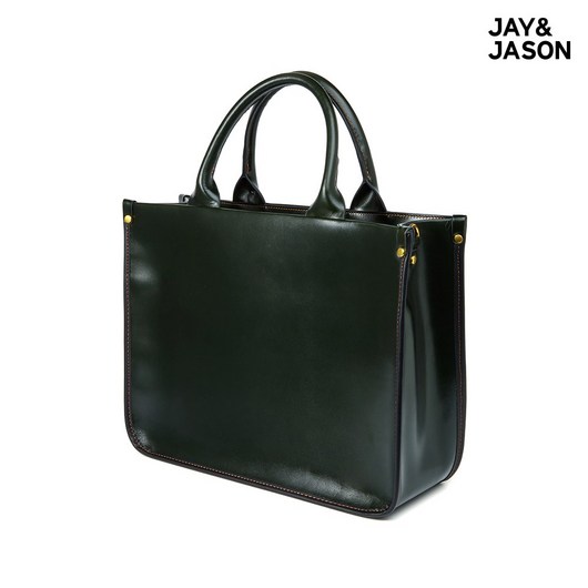 [제이앤제이슨] 남자 직장인 스탠다드 소가죽 정장 비즈니스 노트북 사무용 서류 가방 크로스백 그린