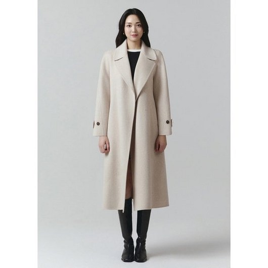 잇미샤 잇미샤 빅카라 벨티드 핸드메이드 코트 (ITOBYHL800)