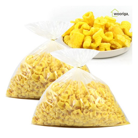 [우리가스토리] 대용량 개나리콘 750g+750g 뻥튀기 대용량과자 옛날과자, 750g, 2개