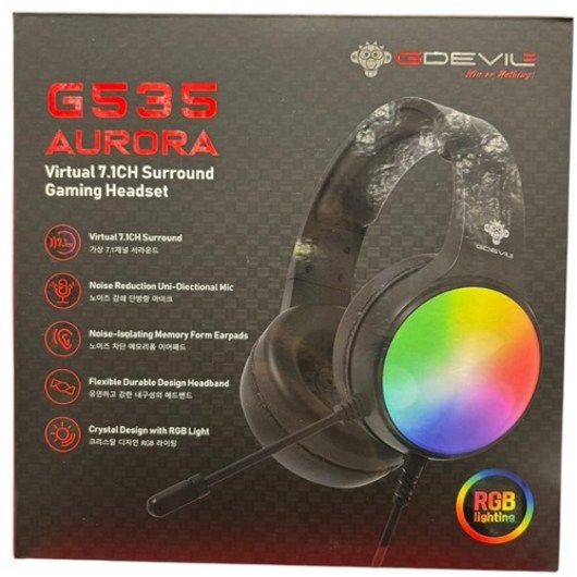 지데빌 헤드셋 G535 블랙