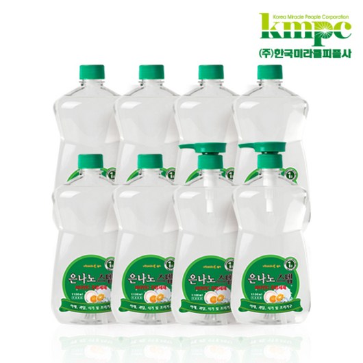 [KT알파쇼핑]은나노스텝 비타민 주방세제 1 100ml 8개, 1개, 1L