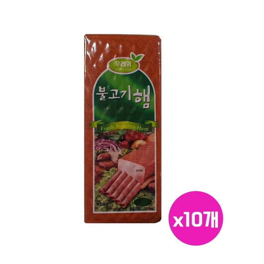 계명식품 후레쉬 불고기햄 1kg, 10개