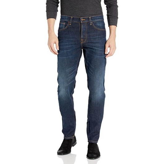 Nudie Jeans Steady Eddie Ii Dusty 화이트 Dark Crush 24-28