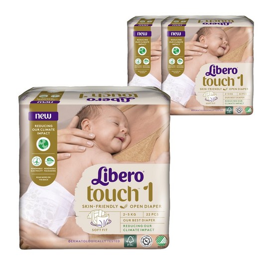 리베로 기저귀 터치 밴드형 1단계 신생아용 (권장 2~4kg), 66매